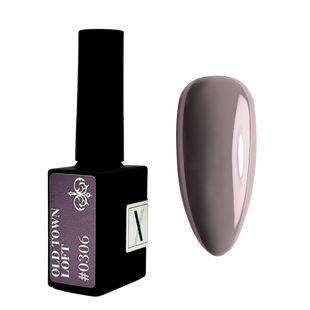 Lakier Hybrydowy 10 ml Old Town Loft #0306 - szaro-brązowy kryjący odcień