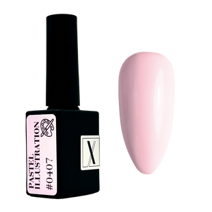 Lakier Hybrydowy 10 ml Pastel Illustration #0407 - pastelowy r&oacute;żowy odcień