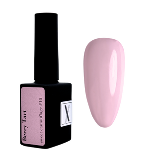 Baza kamuflująca 10 ml Berry Tart #0010 - ciemnor&oacute;żowa elastyczna baza kamuflująca