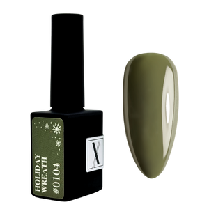 Lakier Hybrydowy 10 ml Holiday Wreath #0104 - przygłuszona zieleń kryjący odcień