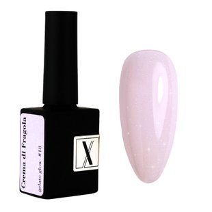 Baza kamuflująca 10 ml Crema di Fragola #0018 - baza r&oacute;żowa z delikatnymi drobinkami