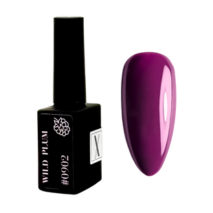 Lakier Hybrydowy 10 ml Wild Plum #0902 - intensywny fioletowy kryjący odcień