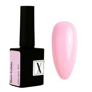 Baza kamuflująca 10 ml Rose Gelato #0019 - baza r&oacute;żowa z delikatnymi drobinkami