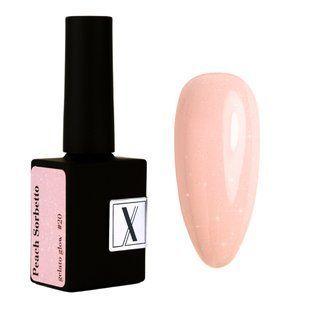 Baza kamuflująca 10 ml Peach Sorbetto #0020 - baza z ciepłym, brzoskwiniowym odcieniem z delikatnymi drobinkami